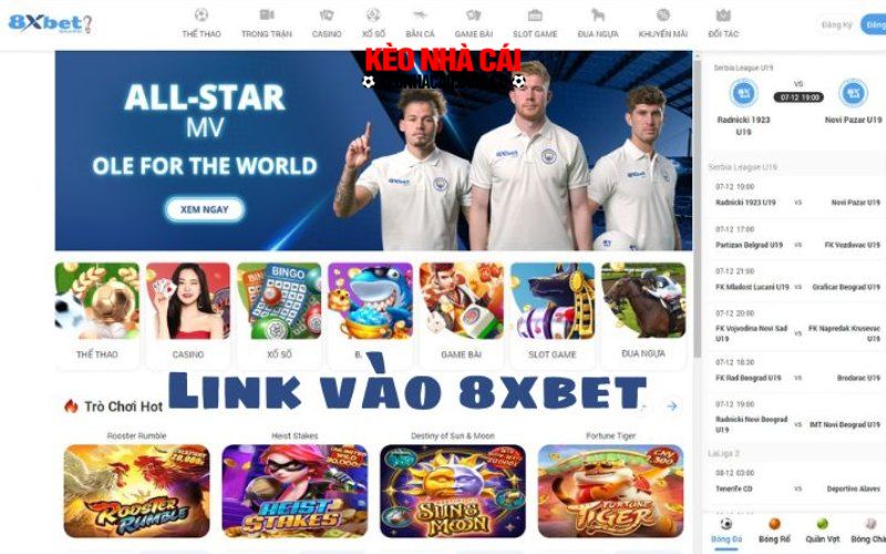 8xbet 6 2 1 Link vào 8XBET mới nhất