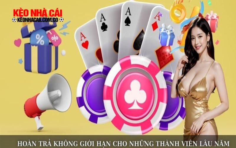 keonhacai 3 1 Hoàn trả không giới hạn cho những thành viên lâu năm