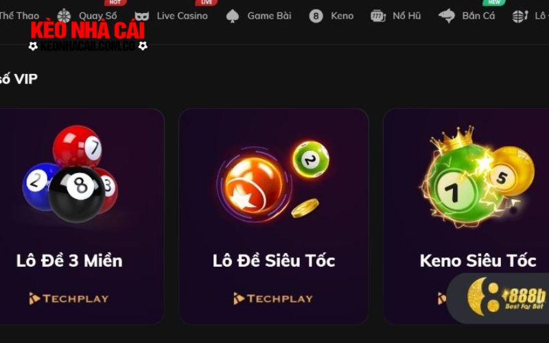 keonhacai 3 12 Tính năng nổi bật khi trải nghiệm trên app 888B